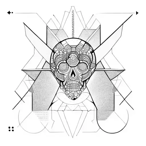 human overthinking  tattoo design idea
