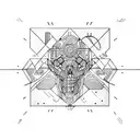 human overthinking  tattoo design idea