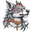 lobo tattoo design idea