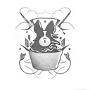 barista tattoo design idea