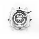 barista tattoo design idea