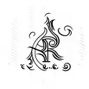 simple name tattoo of "yuva" tattoo design idea