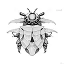 Bumblebee  tattoo design idea
