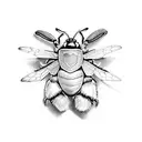 Bumblebee  tattoo design idea