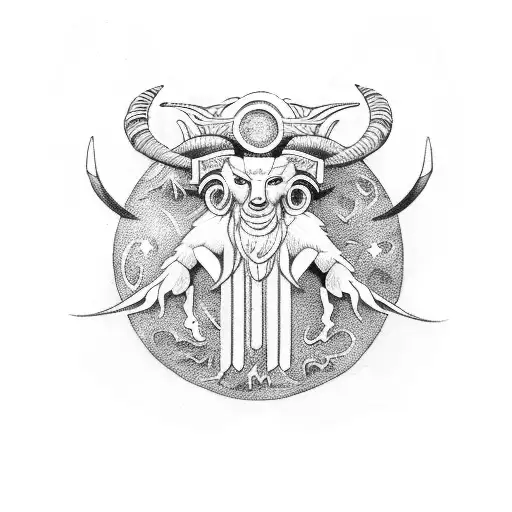 family tree Gemini Aries  tattoo design idea