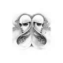 gemini  tattoo design idea