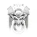gemini aries June birthstone April birthstone tattoo design idea