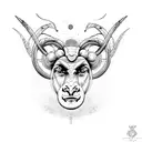 Aries Gemini family tree tattoo design idea