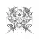 gemini  tattoo design idea