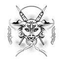 gemini Aries tattoo design idea