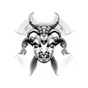 Aries and gemini tattoo design idea
