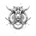 gemini Aries  tattoo design idea