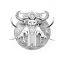 family tree Gemini Aries  tattoo design idea