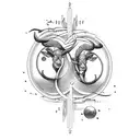 gemini aries twins  tattoo design idea