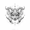gemini aries twins  tattoo design idea