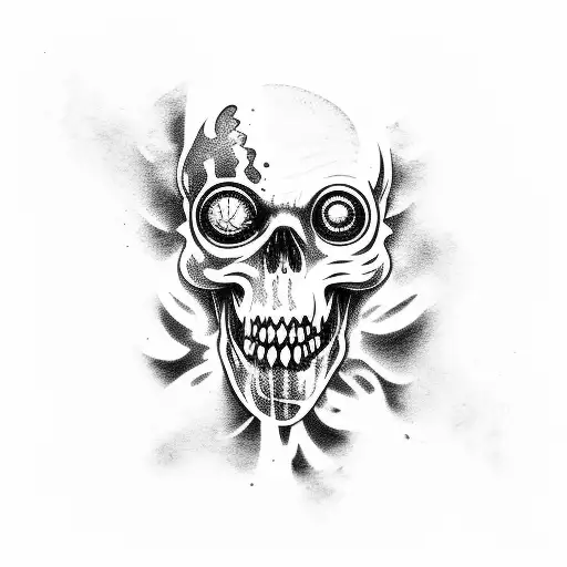 zombie tattoo design idea