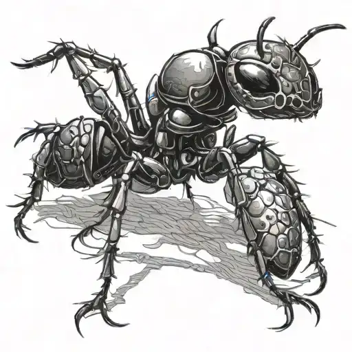 Army Ant tattoo design idea