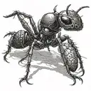 Army Ant tattoo design idea