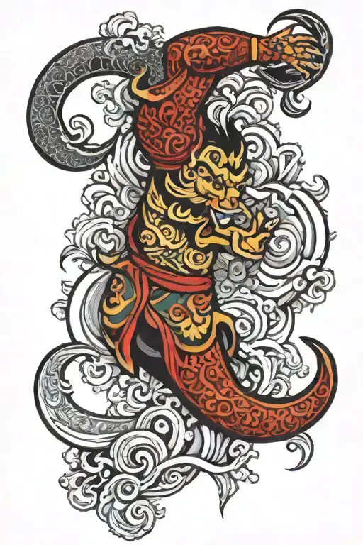 lao sleeve tattoo tattoo design idea