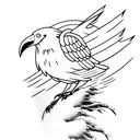 Itachi crows  tattoo design idea