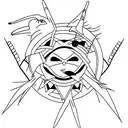 Itachi crows  tattoo design idea