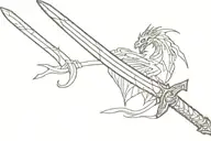 dragonslayer sword from berserk brand of sacrifice tattoo design idea