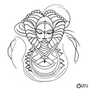 oshun tattoo design idea