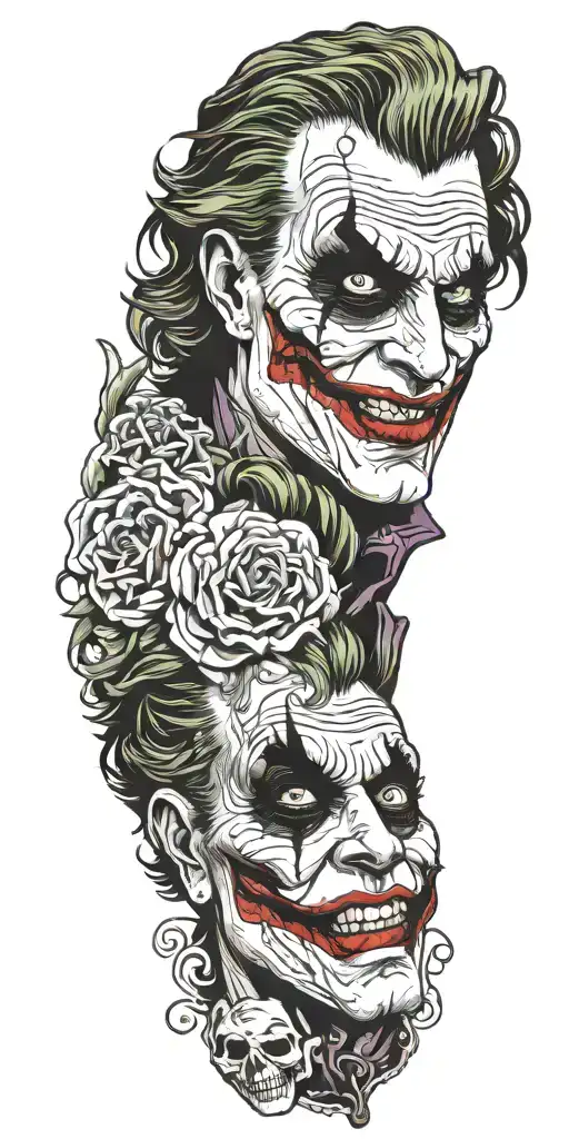 jocker hahaha joker tattoo tattoo design idea
