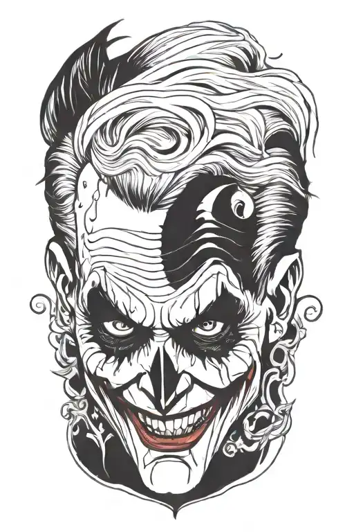 jocker hahaha joker tattoo tattoo design idea