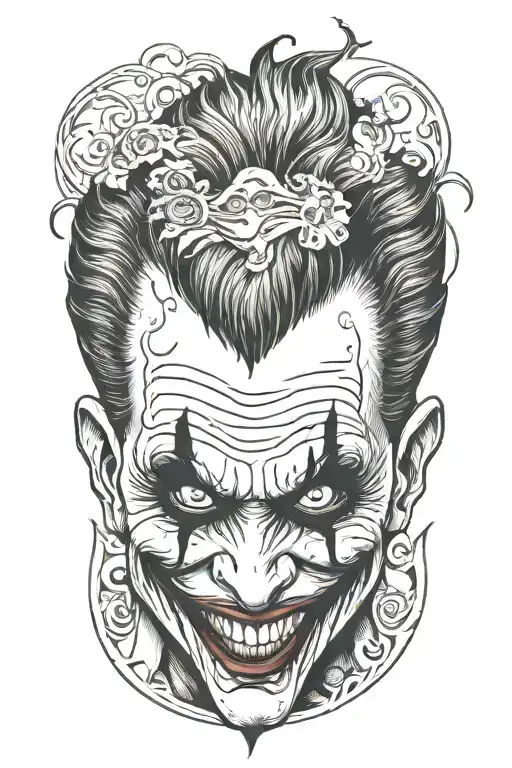 jocker hahaha joker tattoo tattoo design idea
