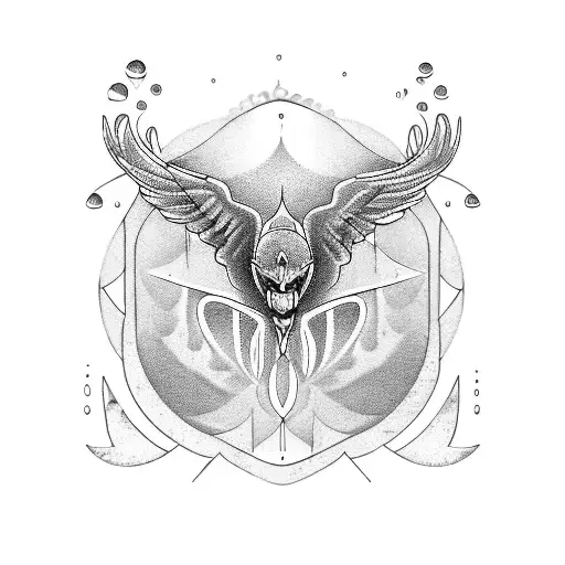 Design a tattoo inspired by the triathlon that incorporates elements of water, land, and air to symbolize the client's passion for endurance sports. tattoo design idea