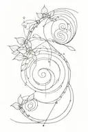 fibonacci sequence tattoo design idea