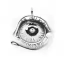 ojo de orus tattoo design idea