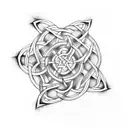 Celtic Knot tattoo design idea