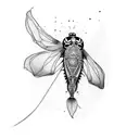 fly fishing  tattoo design idea