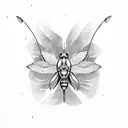 fly fishing  tattoo design idea