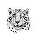 jaguar único realista 3D que parezca que se sale del brazo  tattoo design idea