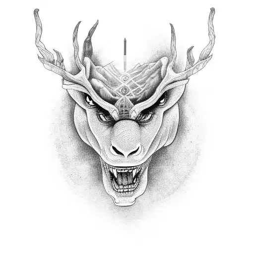 mamba mentality and Bush Ido code tattoo design idea