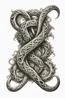 infinity symbol tattoo design idea