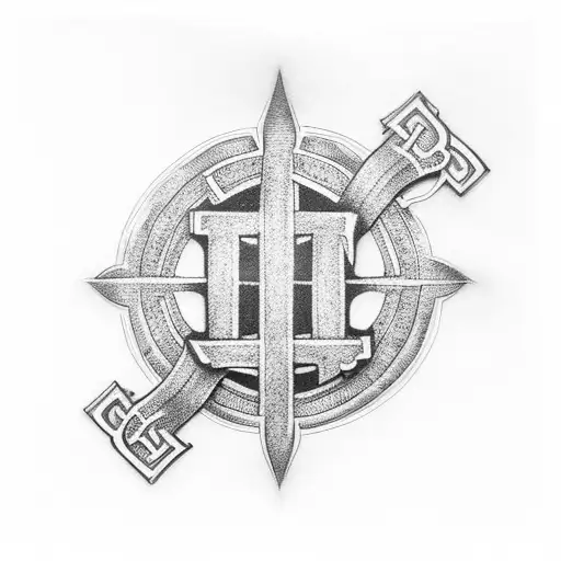 notre dame fighting Irish  tattoo design idea