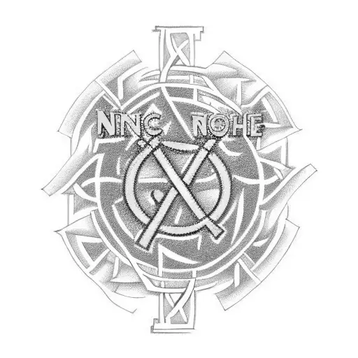 notre dame fighting Irish  tattoo design idea