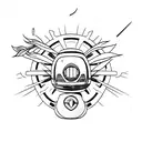 Rocket League Octain car with Olive branch boost tattoo design idea