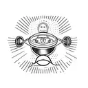 Rocket League Octain car with Olive branch boost tattoo design idea