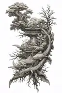 Japanese and Sea topics covered in each tattoo design idea