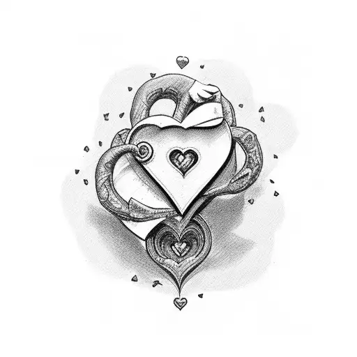 the letters s & m with a heart sonehow incorporated  tattoo design idea