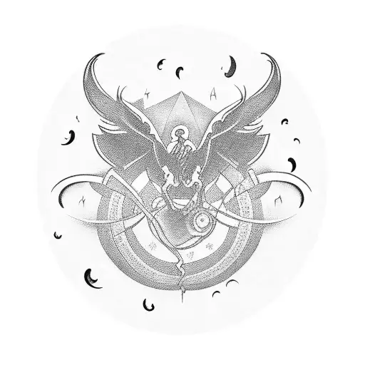 80s music tattoo design idea