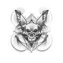 80s music tattoo design idea