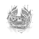 80s music tattoo design idea