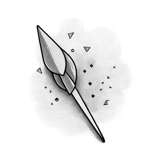 Drumsticks with the word LAB tattoo design idea