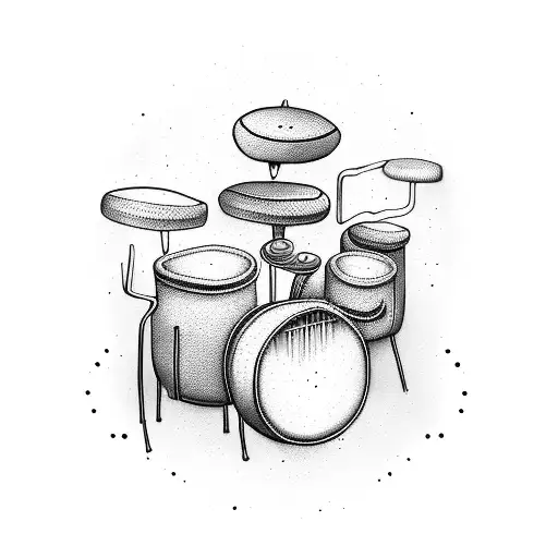 Drums, music, Italian, lab tattoo design idea